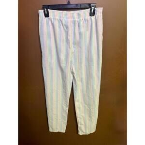 Vintage American Spectator Pastel Stripe Pants